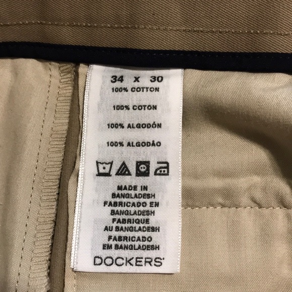 34x30 Tan Dockers D3 Classic Fit Khakis - Picture 5 of 5